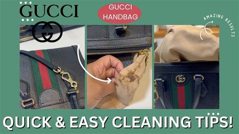 how to clean your gucci wallet|Gucci bag cleaner.